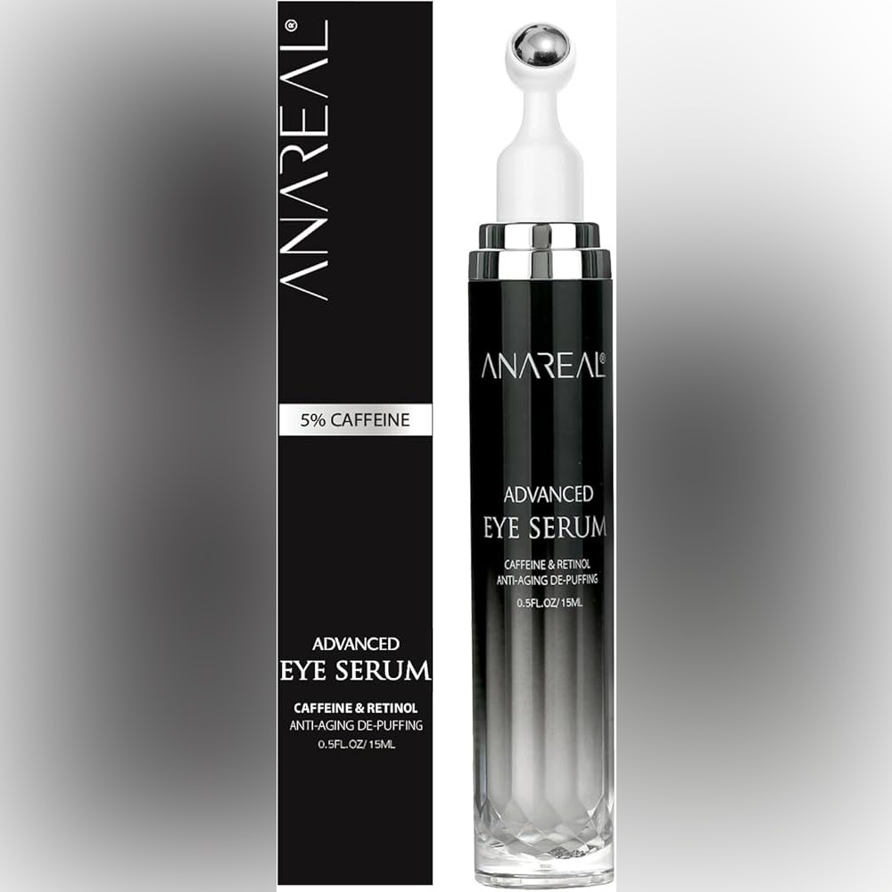 NIB ANAREAL Eye Serum Caffeine + Retinol Anti Aging & De-puffing